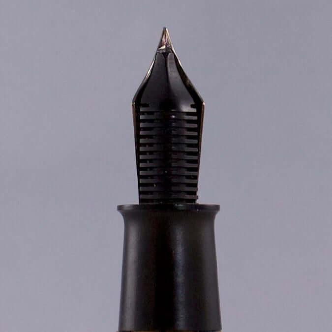 Sheaffer Large Flat Top Black and Pearl Fountain Pen, Medium Nib, Lever Fill Sheaffer Flat Top Ozark Pen Shop