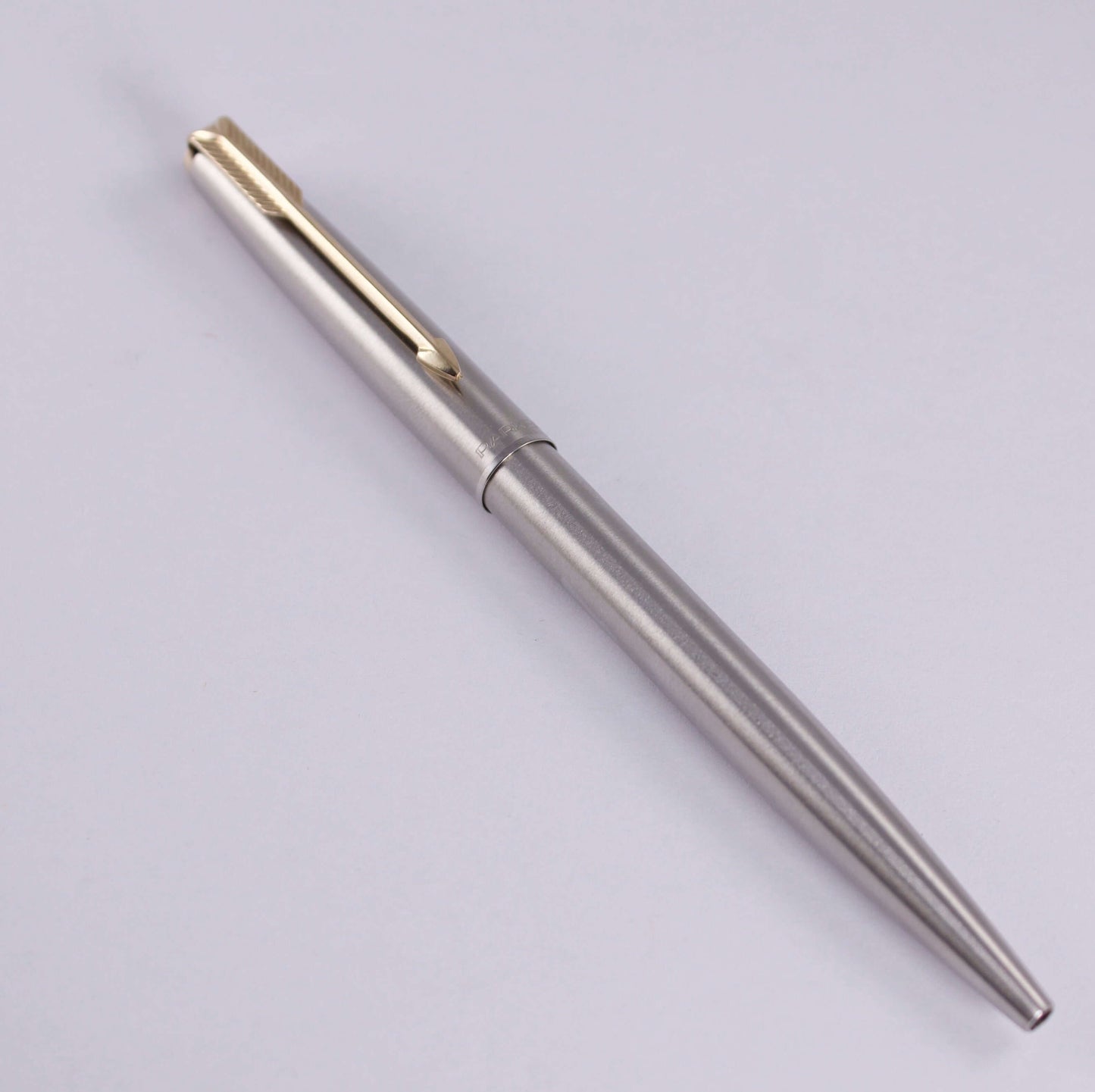 English made Parker 61 Flighter Set with cartridge converter. Pen has been inked but still stickered. Fountain pen/Ball point set, De Luxe Parker 61 Flighter Ozark Pen Shop