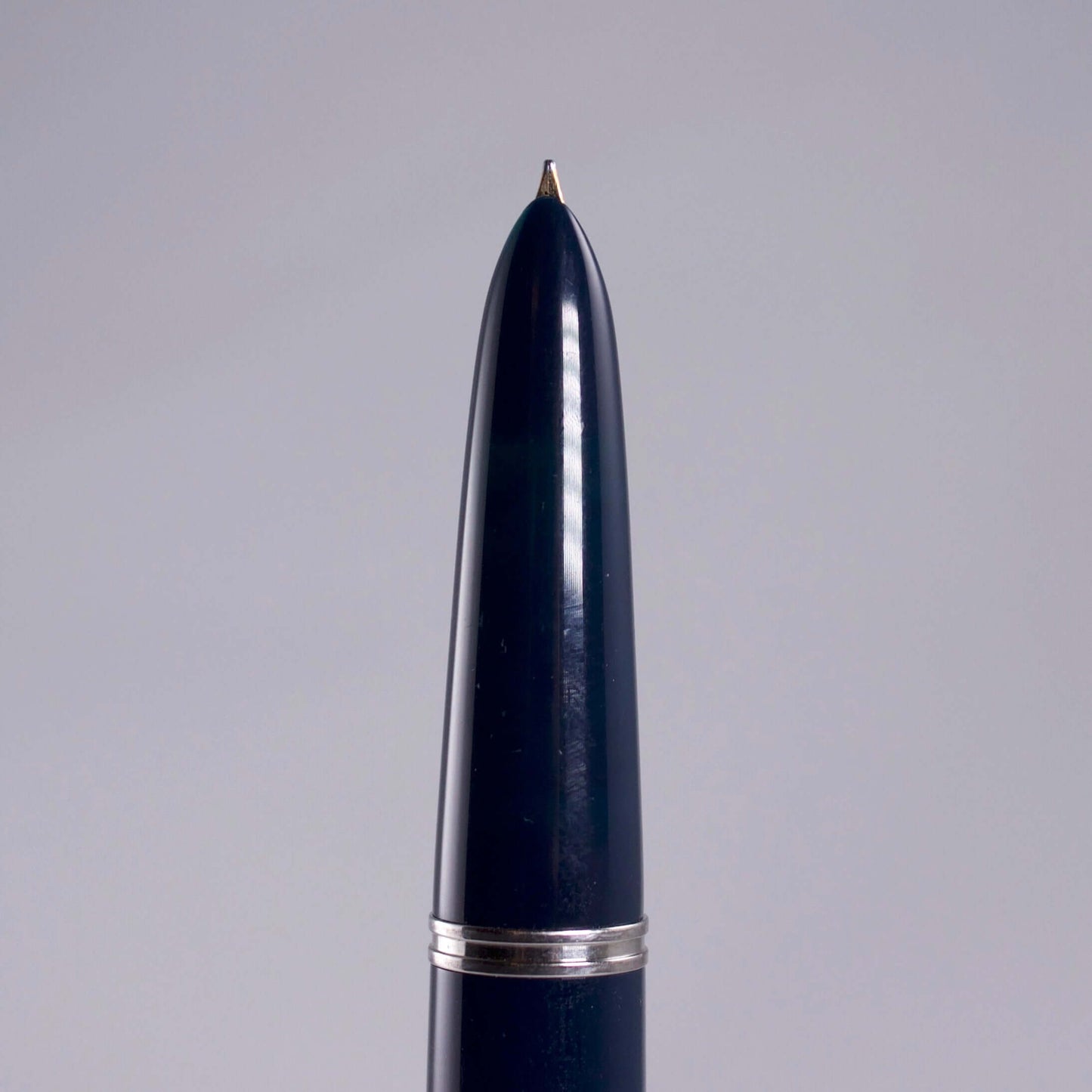 Parker 51 Vacumatic, Cedar Blue, Fine 14K gold nib Parker 51 Fountain Pen Ozark Pen Shop