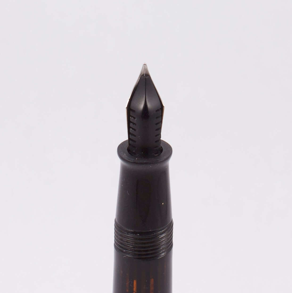 Sheaffer Balance Fountain Pen, Jet Black, Vac-fil, Black, non white dot. Fine number 5 Feather Touch Nib. Sheaffer Balance Ozark Pen Shop