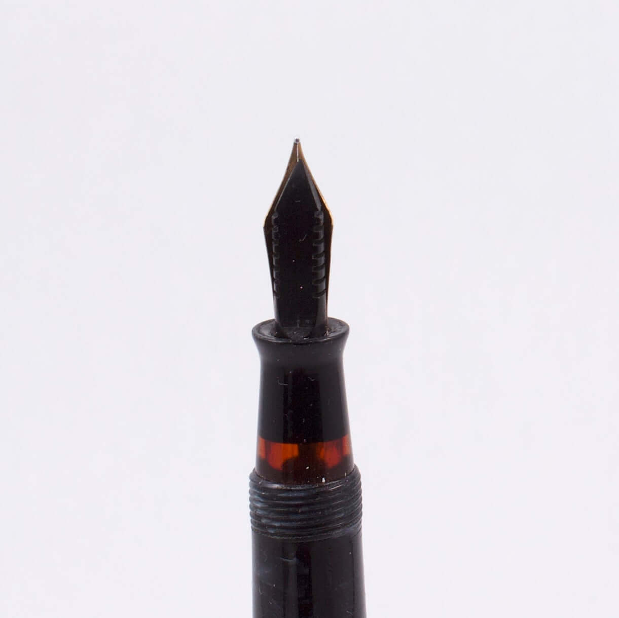Parker Challenger, Blue Marble, Button Filler, Fine 14K Gold Nib, Restored Ozark Pen Shop