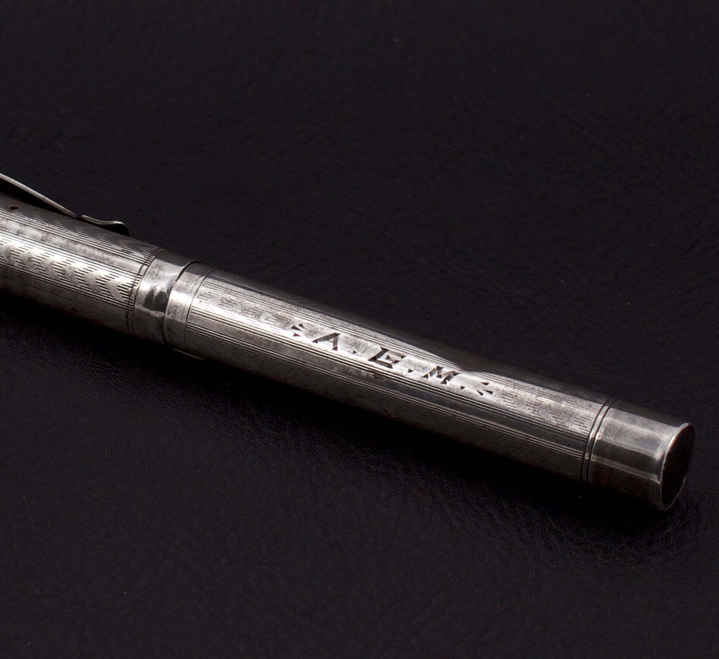 Wahl, Sterling Silver 1920's Fountain Pen with Lever Filler, Number Four 14K Gold Nib, Flexy; Fully Restored WAHL Vintage Fountain Pen Ozark Pen Shop