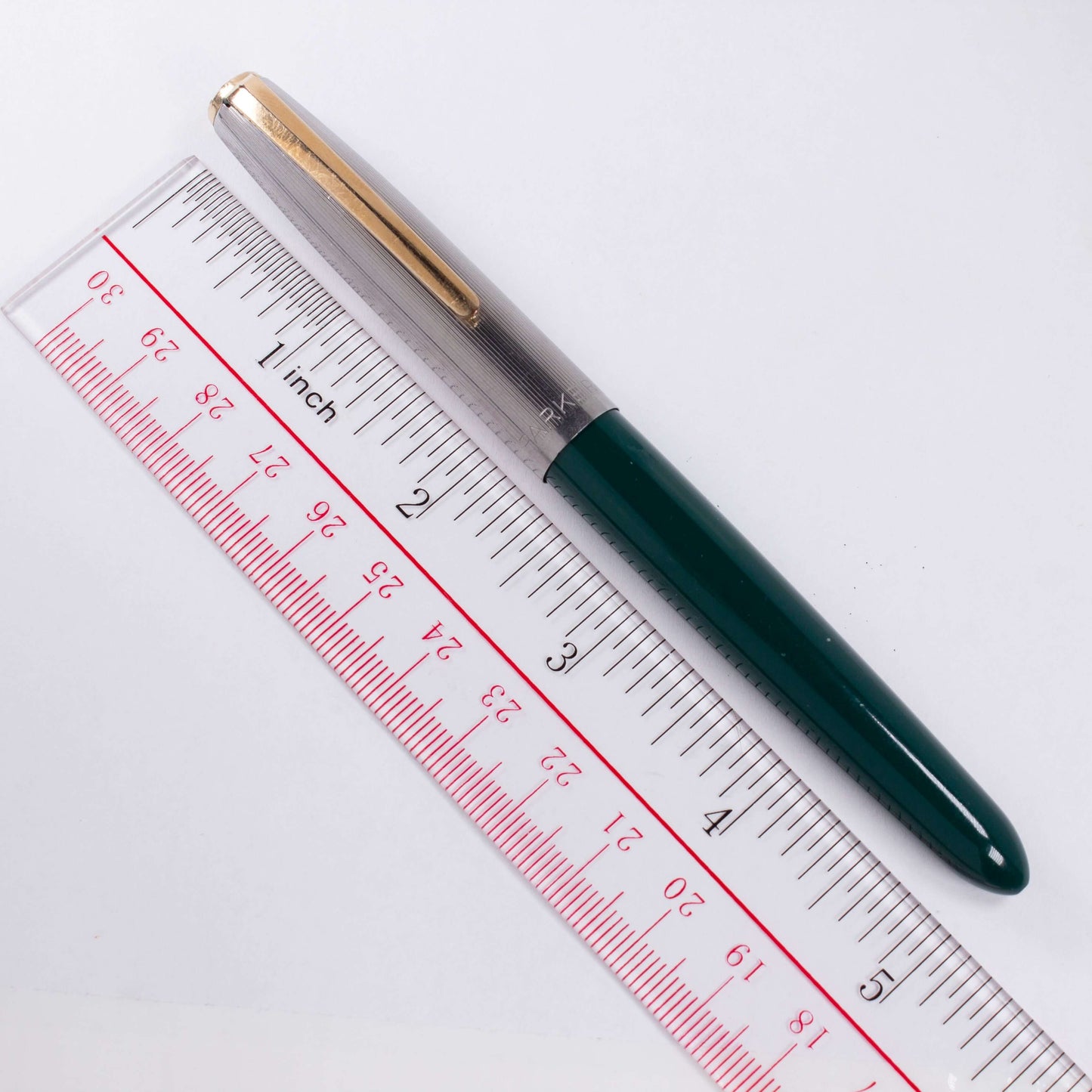 Parker 21, Deluxe Aerometric Filler, Green, Lined Cap with Gold Plated Clip Parker 21 Ozark Pen Shop