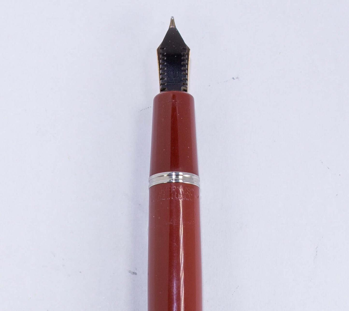 Parker VS Fountain Pen/Pencil Set, Rust, Button Filler, 14K Gold Filled Caps, Stickered Ozark Pen Shop