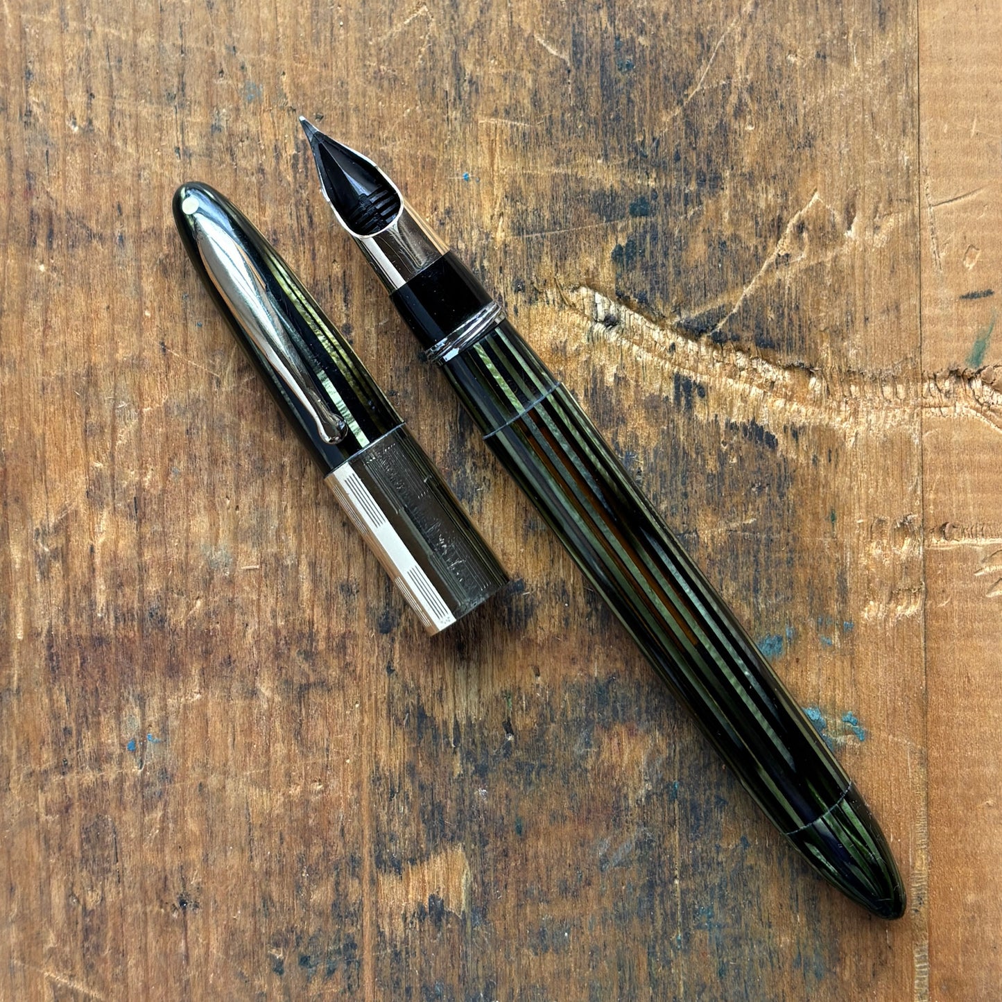 Sheaffer Triumph Vacuum-fil, Marine Green