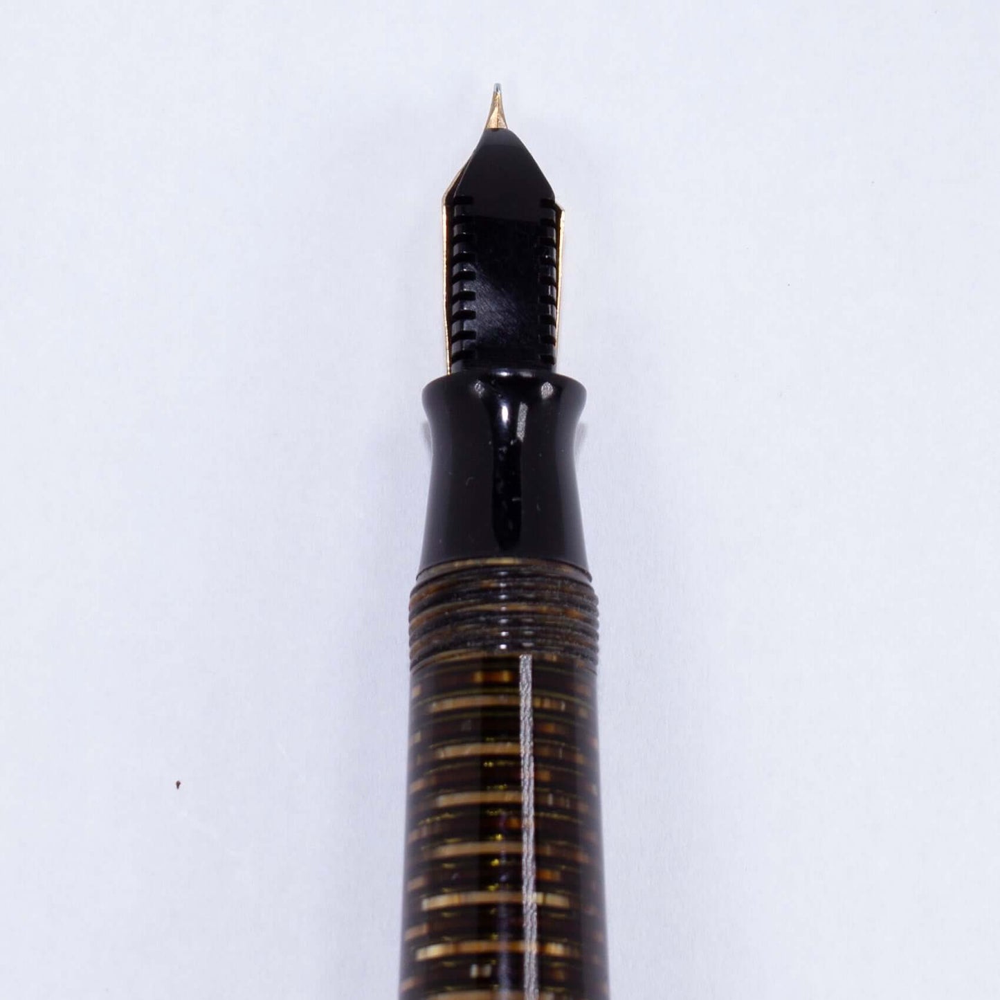 Parker Vacumatic Debutante Vintage Fountain Pen, Golden Pearl, 14K Fine Nib. Ozark Pen Shop