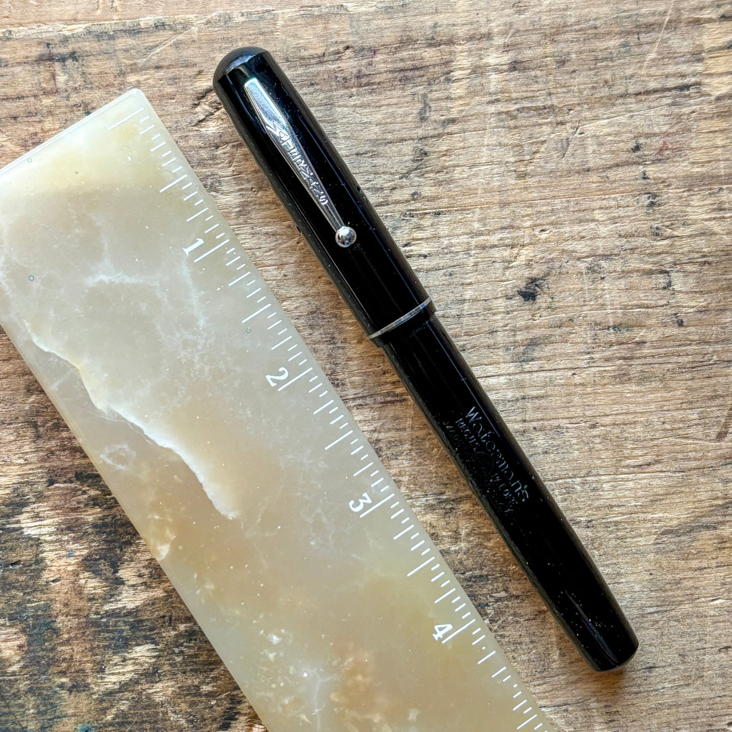 Restored Waterman JR Black with Chrome Trim