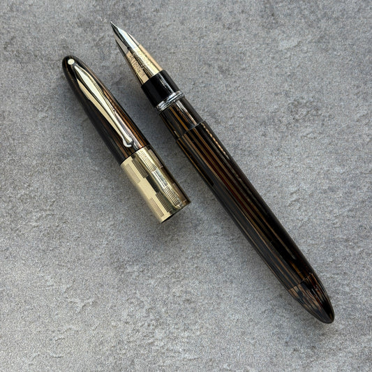 Sheaffer Triumph Fountain Pen; Golden Brown