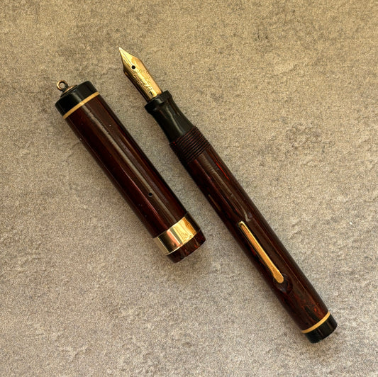 Diamond Medal Ring Top Fountain Pen