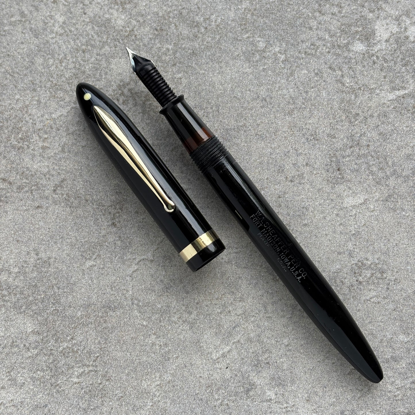 Sheaffer Balance Statesman, Black with Gold Trim
