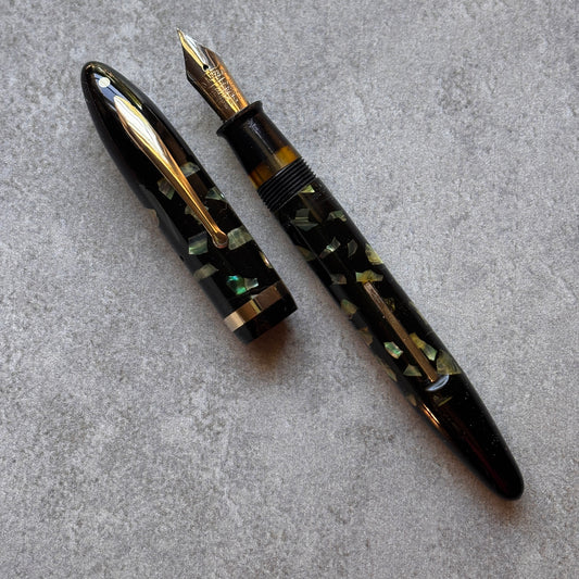 Sheaffer Premier Oversized Balance; Ebonized Pearl, Lever Filler