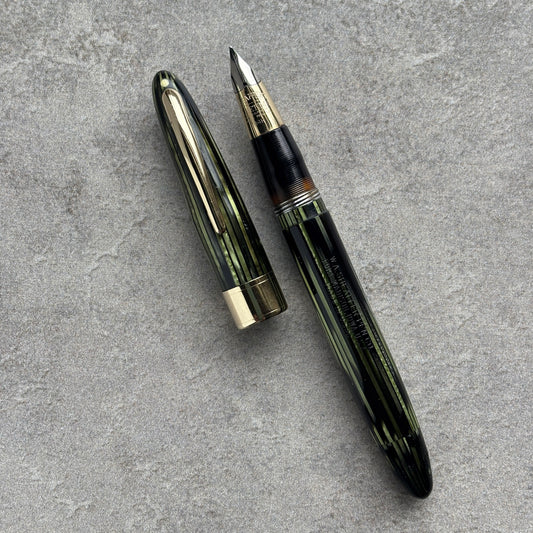 Sheaffer Valiant, Marine Green, Restored Fountain Pen