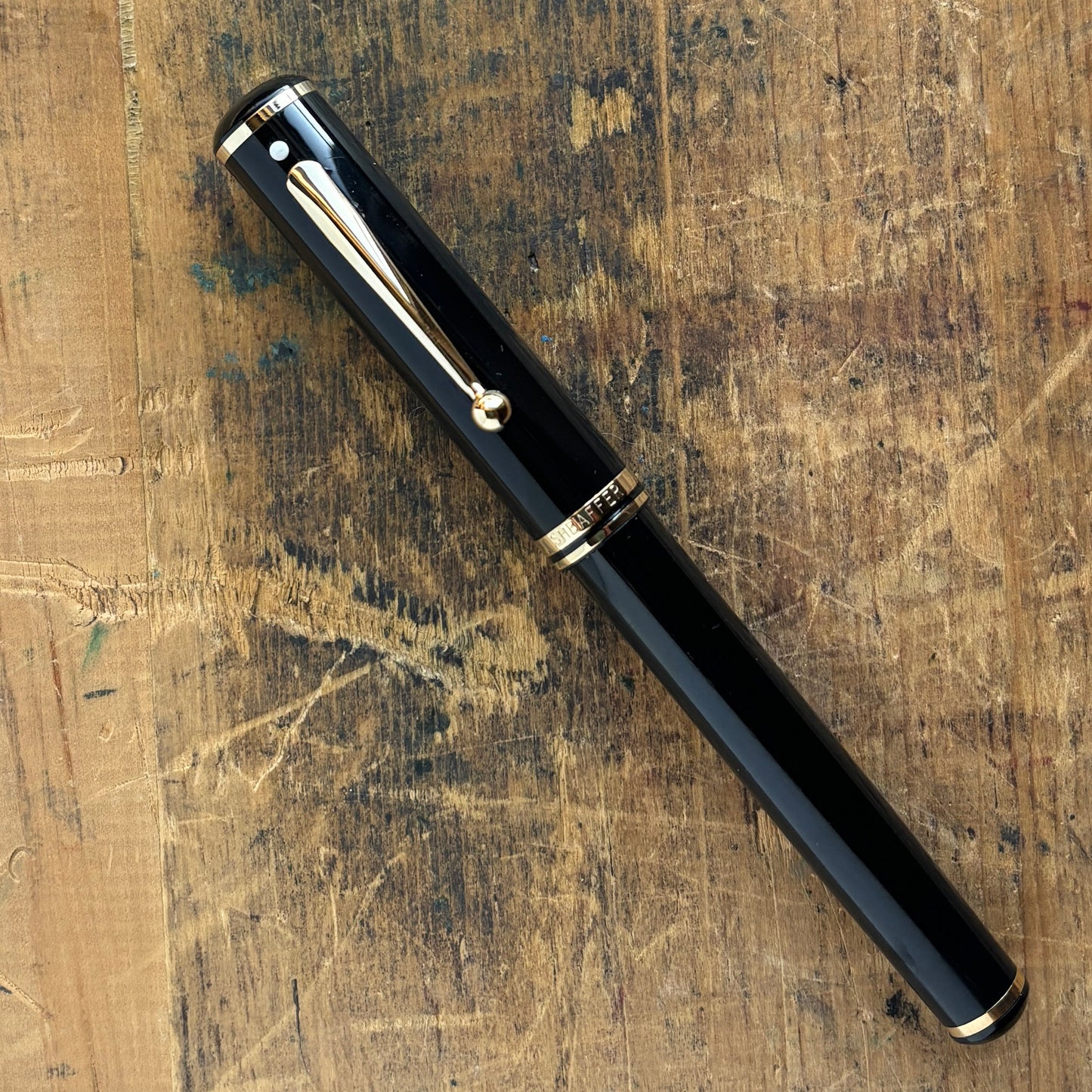 Sheaffer Connaisseur, Black with Gold-filled Trim