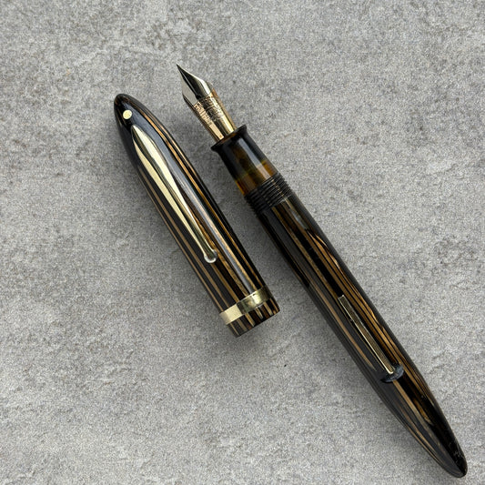 Sheaffer Balance Statesman Lever-filler, Golden Brown