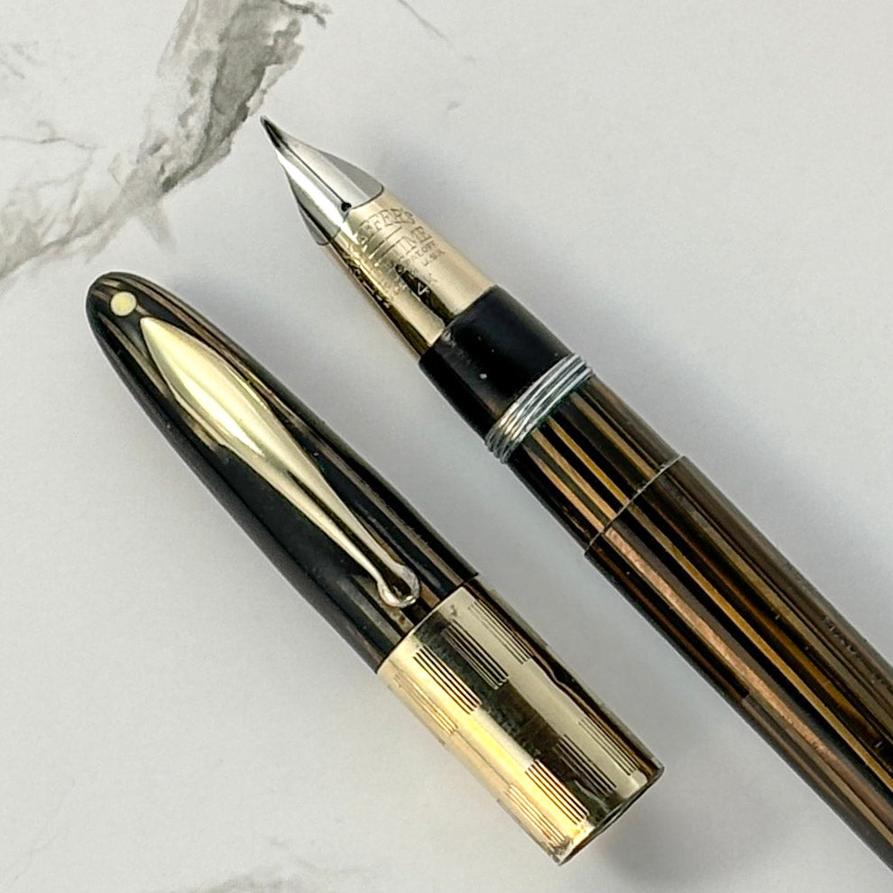1940s Sheaffer Triumph with an Extra Wide Cap Band  Ozark Pen Shop