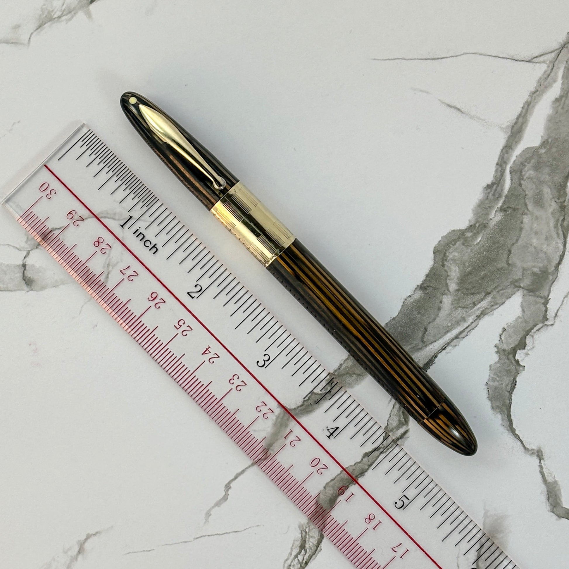 1940s Sheaffer Triumph with an Extra Wide Cap Band  Ozark Pen Shop