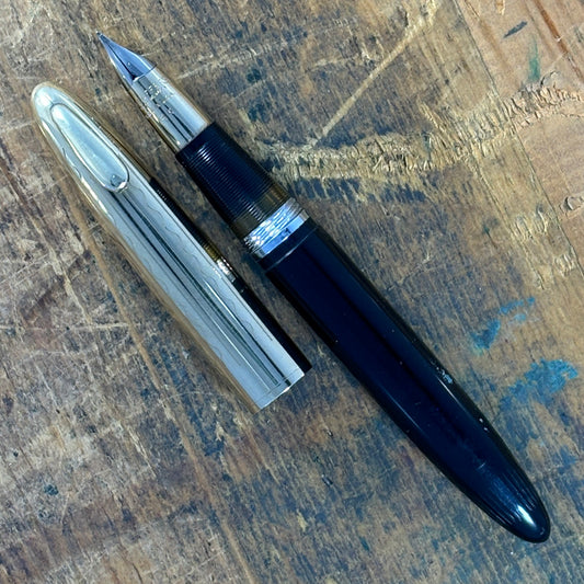 Sheaffer Tuckaway Crest Fountain Pen, Touchdown Filler