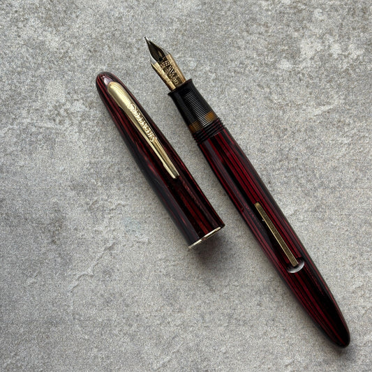 Sheaffer Admiral Lever fil; Carmine Red