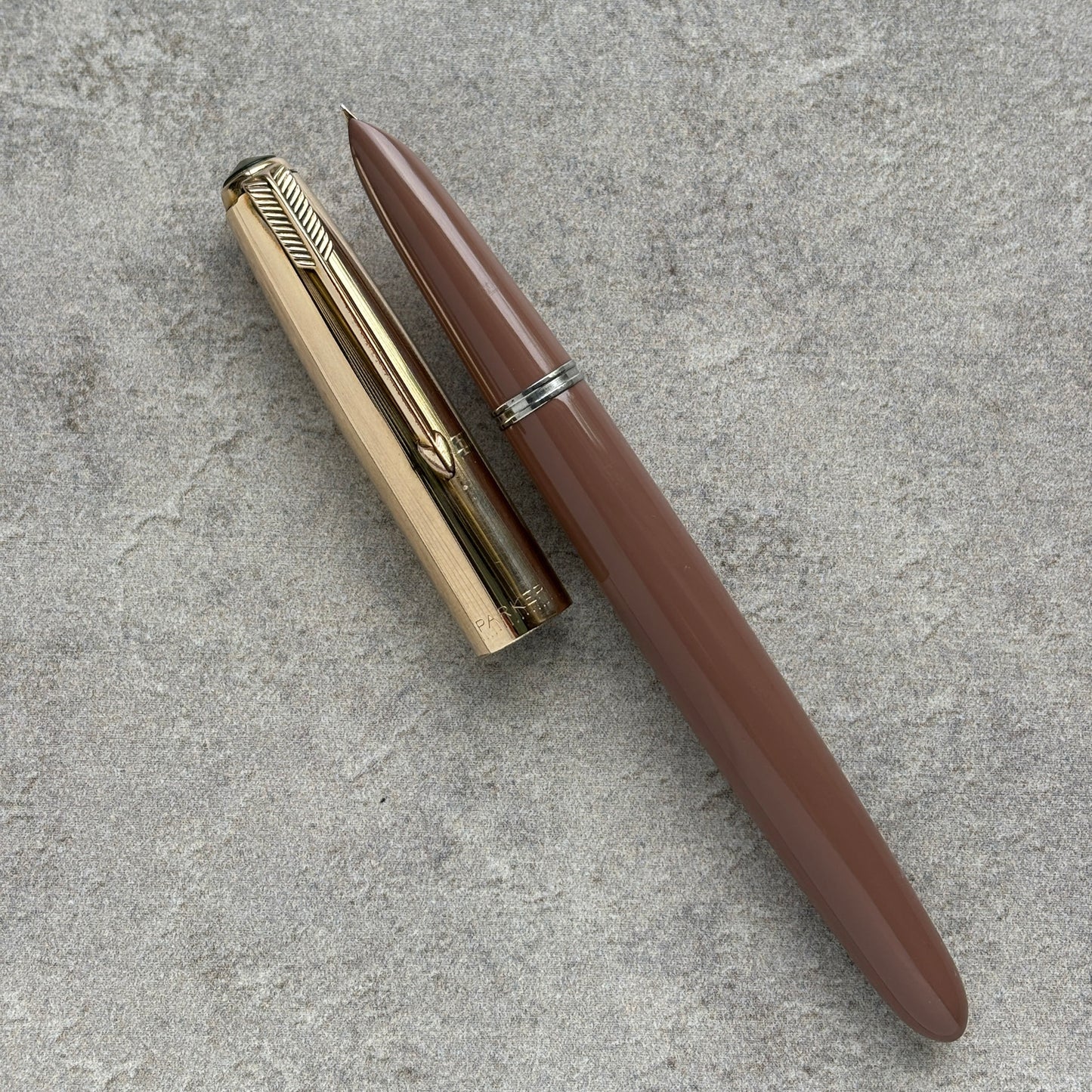 Parker 51 Aerometric, Cocoa with Gold-Filled Cap