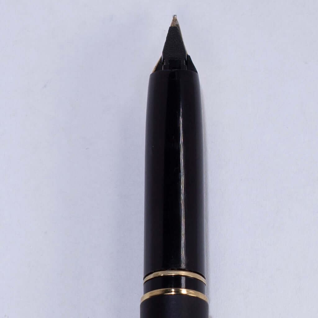 Sheaffer Slim Targa Fountain Pen, Matte Black Finish, 23K Electroplate Trim and Clip, 14K Fine Nib Ozark Pen Shop