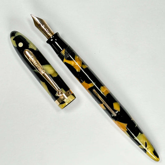 Sheaffer Balance, Full Length Slender Girth, Pearl and Black Lever-Filler, 14K Lifetime Nib Ozark Pen Shop