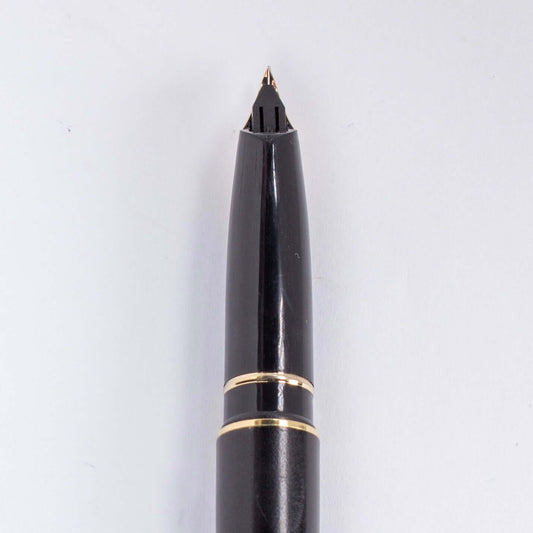 Sheaffer Targa, Matte Black Finish, 14K Fine Nib, C/C, Gold Filled trim. Ozark Pen Shop