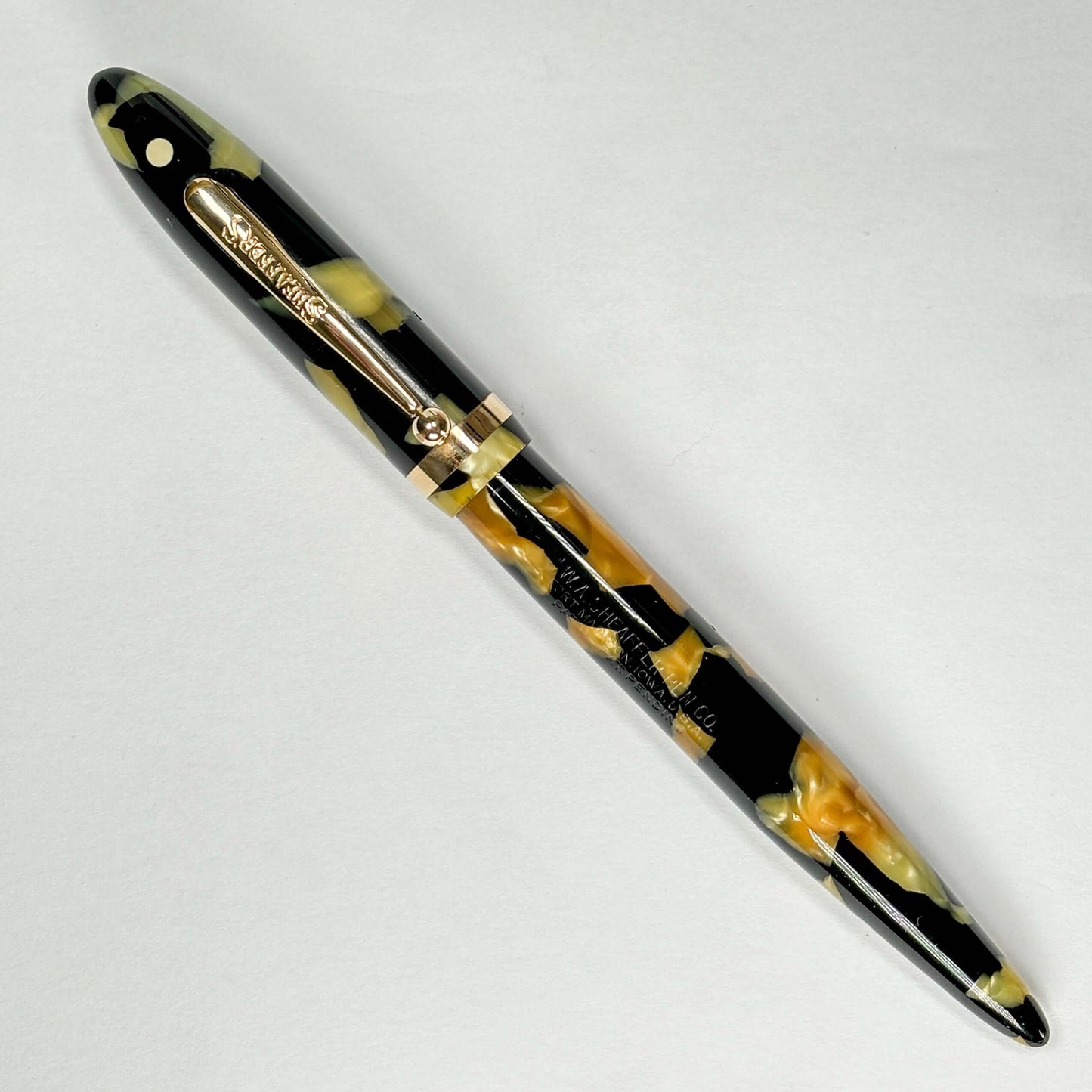Sheaffer Balance, Full Length Slender Girth, Pearl and Black Lever-Filler, 14K Lifetime Nib Ozark Pen Shop