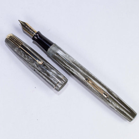 Waterman Stalwart Vintage Fountain Pen, Restored with a 14K Gold Medium nib Ozark Pen Shop