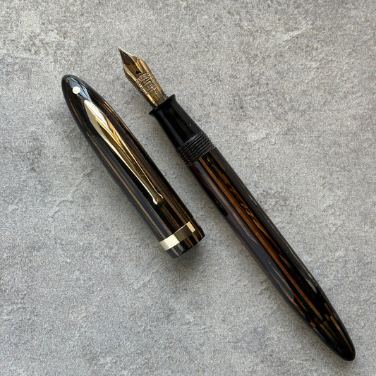 Sheaffer Balance Statesman Vac-fill, Golden Brown with Gold Filled Trim