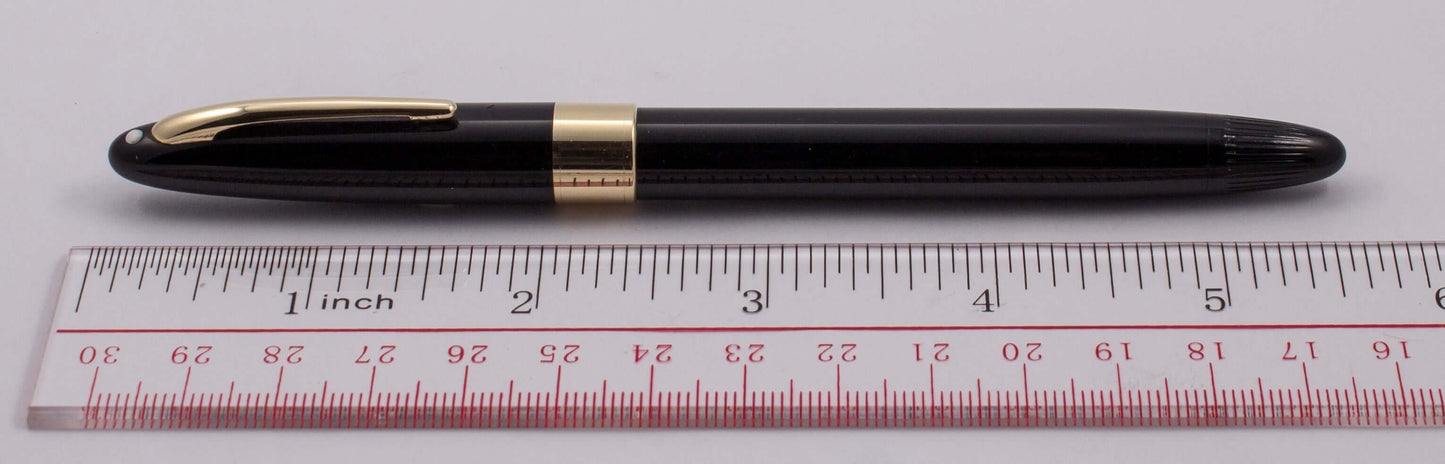 Sheaffer Valiant Fountain Pen, Snorkel, Fine Two-tone 14K Triumph Nib, White Dot Sheaffer Valiant Snorkel Ozark Pen Shop