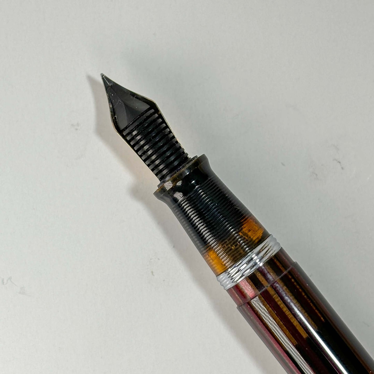 1940s Sheaffer Tuckaway Restored Vac-Fil, Carmine Red  Ozark Pen Shop