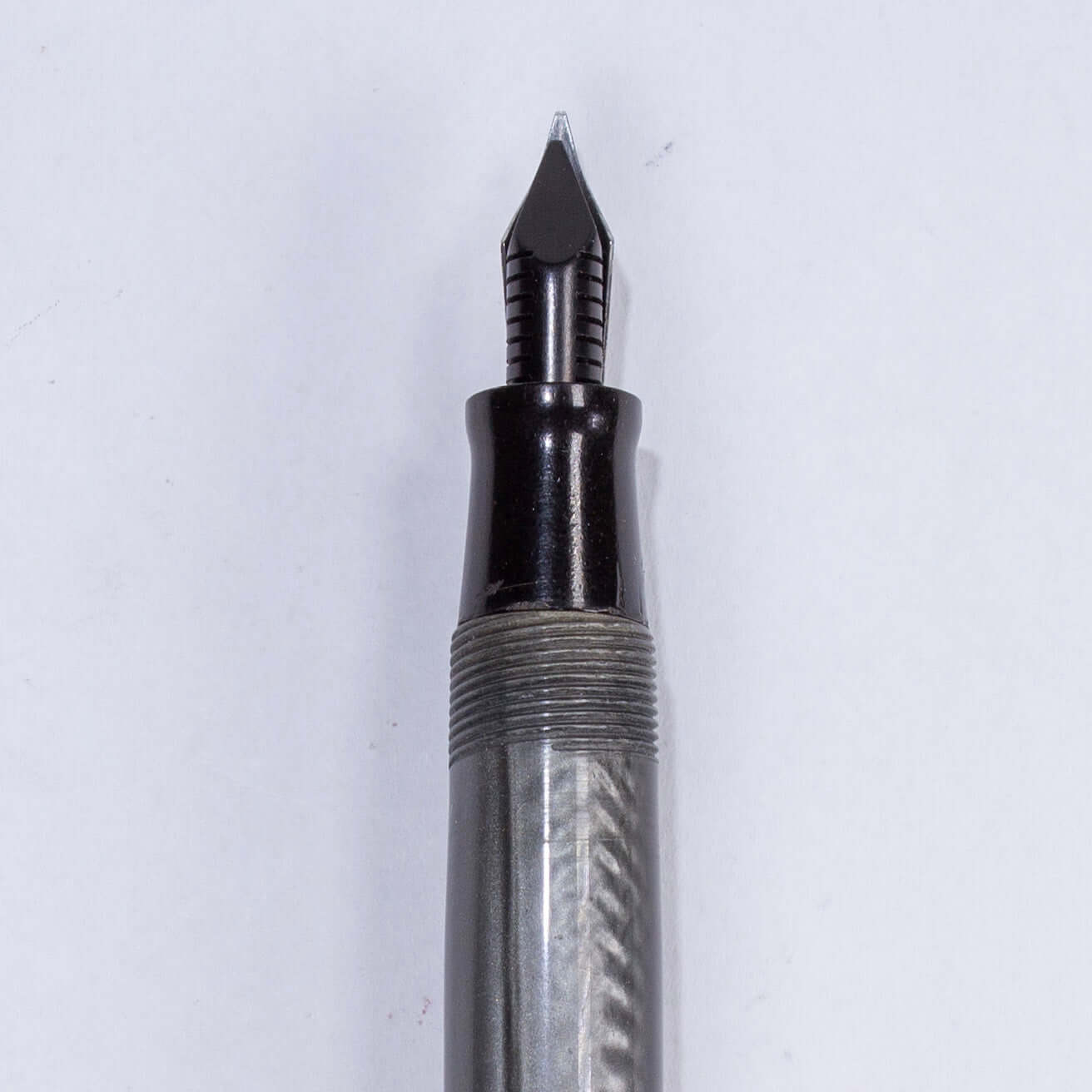 Esterbrook J Fountain Pen, Pearl Grey, Lever Filler, #1554 Firm Medium Fine Nib Ozark Pen Shop