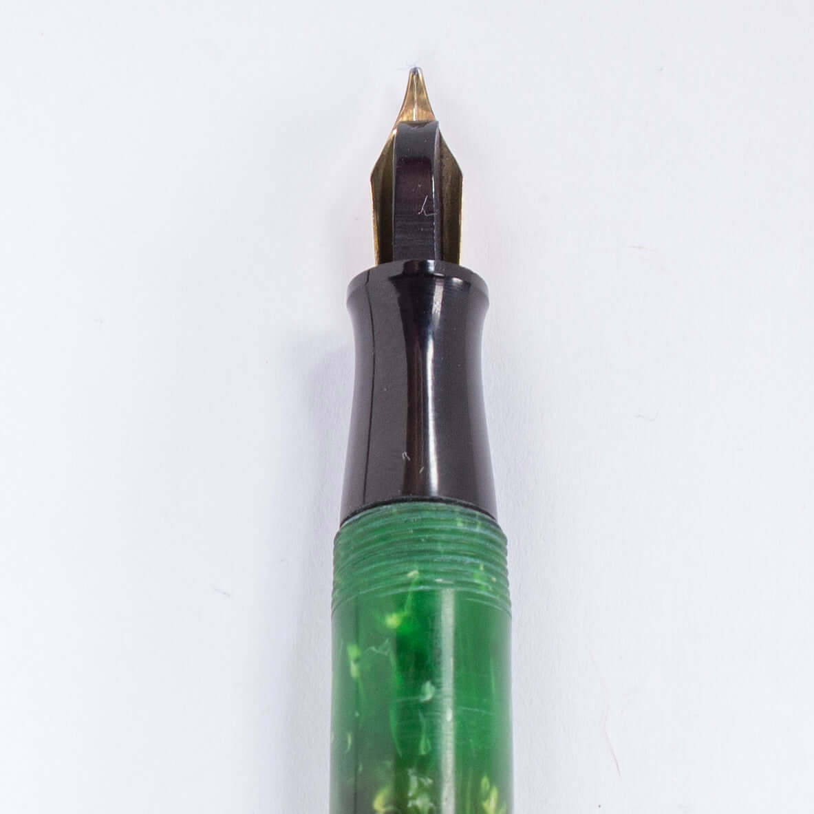 Aikin Lambert "Mercantile" Fountain Pen/Pencil Set, Jade Green, Flex Nib  Ozark Pen Shop