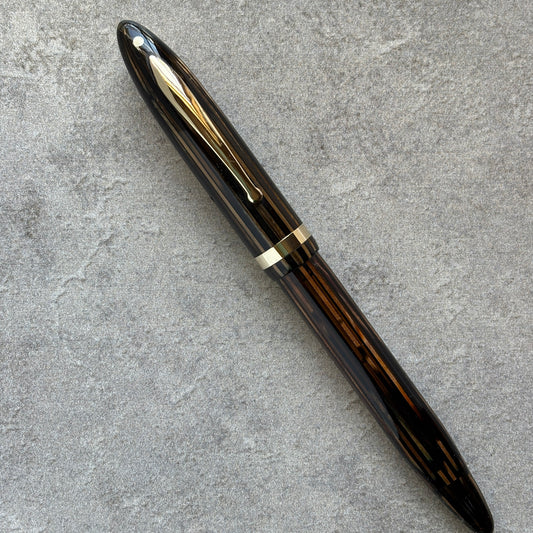 Sheaffer Balance Statesman Vac-fill, Golden Brown with Gold Filled Trim