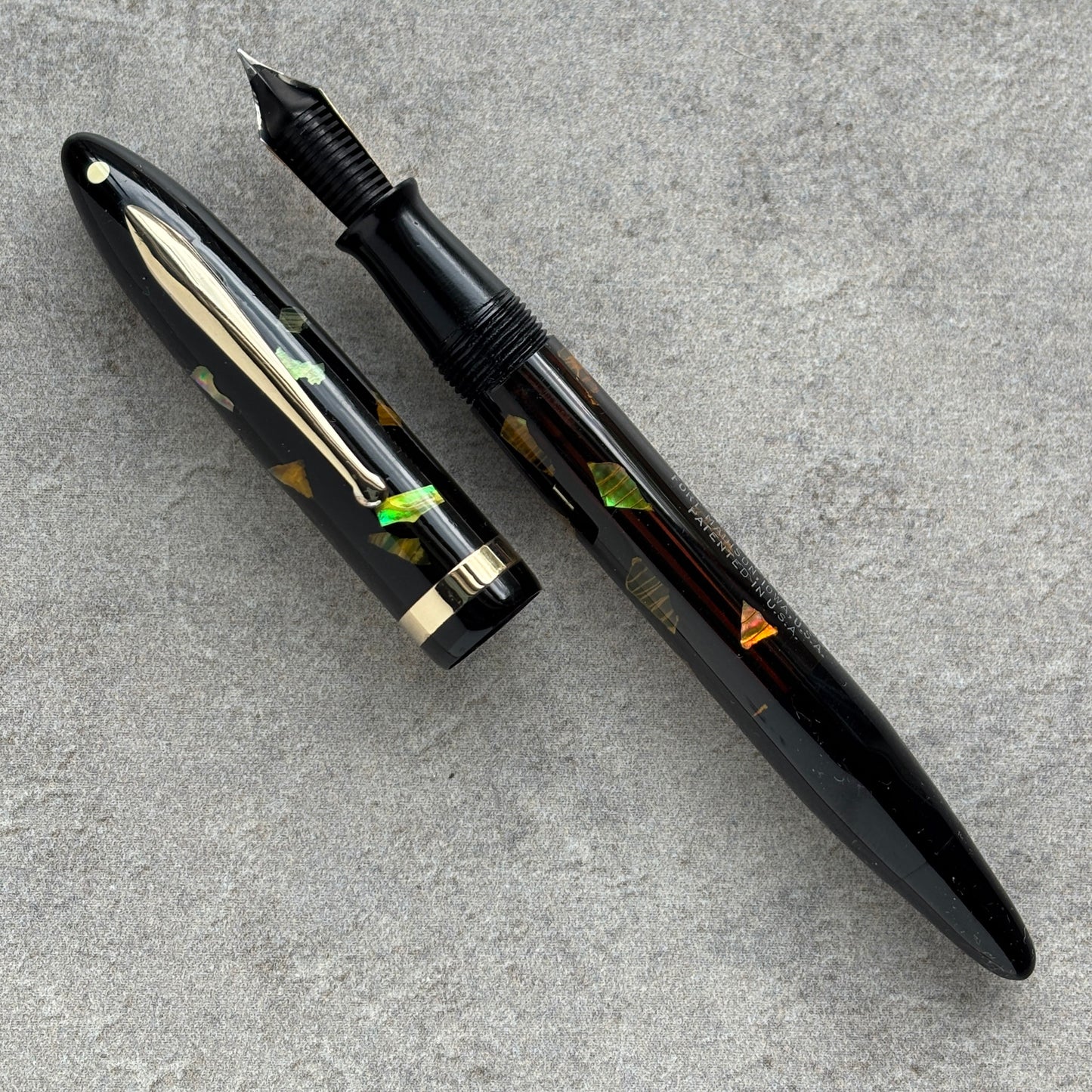 Sheaffer Balance, Ebonized Pearl, Vac filler