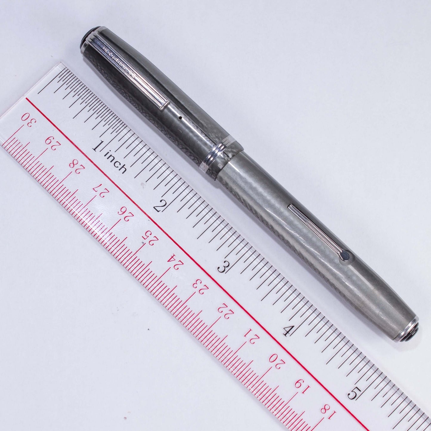 Esterbrook J Fountain Pen, Pearl Grey, Lever Filler, #1554 Firm Medium Fine Nib Ozark Pen Shop