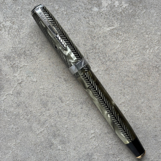 Parker Royal Challenger Fountain Pen, Gray Herringbone