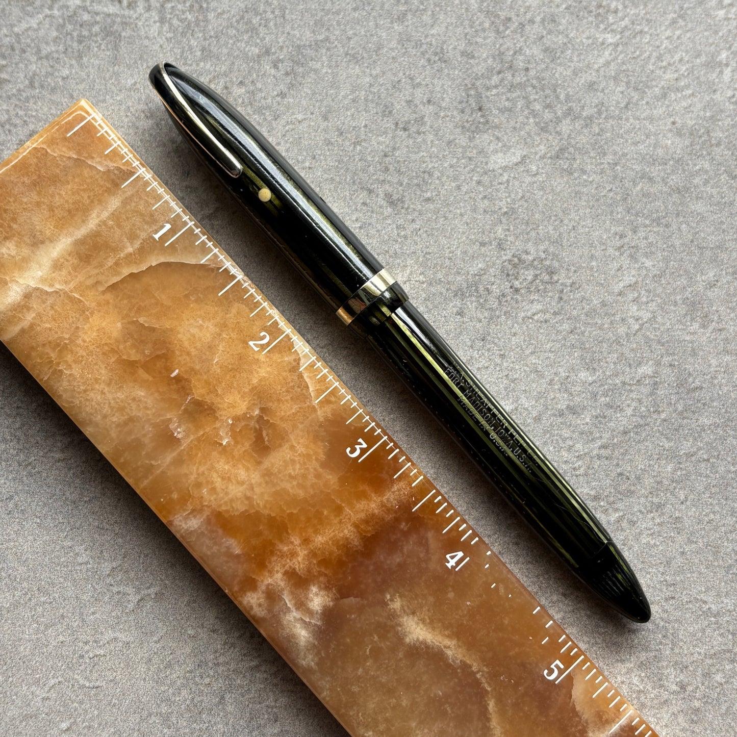 Sheaffer Balance, Military Clip, Marine Green