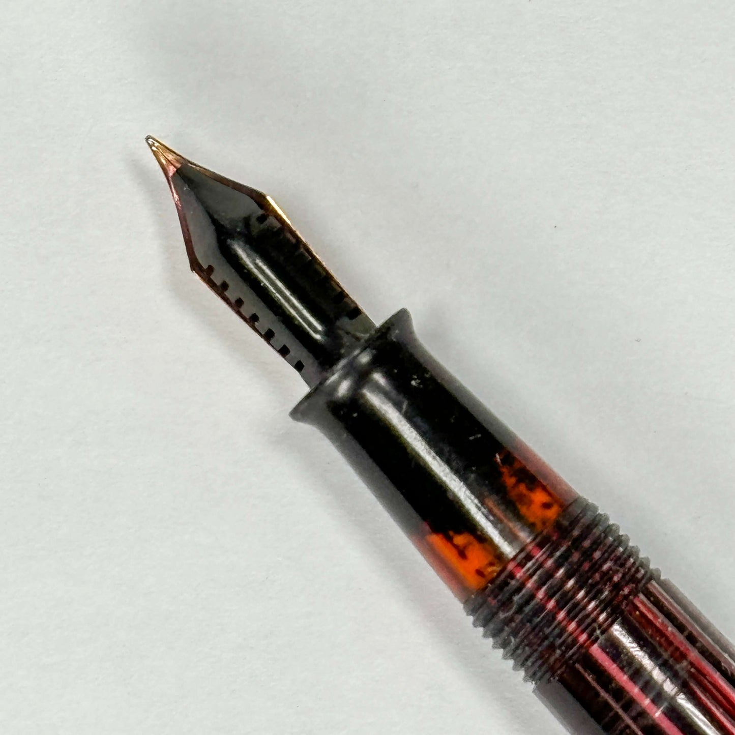 Sheaffer Jr. Balance, Short-Slender Girth, Lever Filler, Rose Glow Ozark Pen Shop