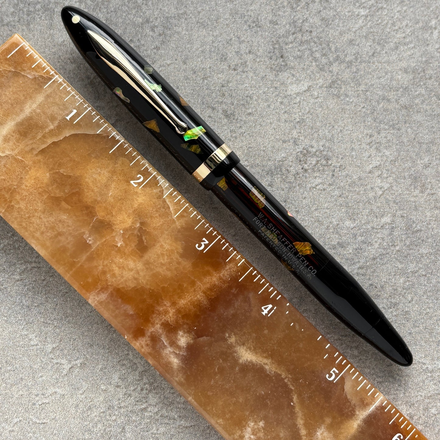 Sheaffer Balance, Ebonized Pearl, Vac filler