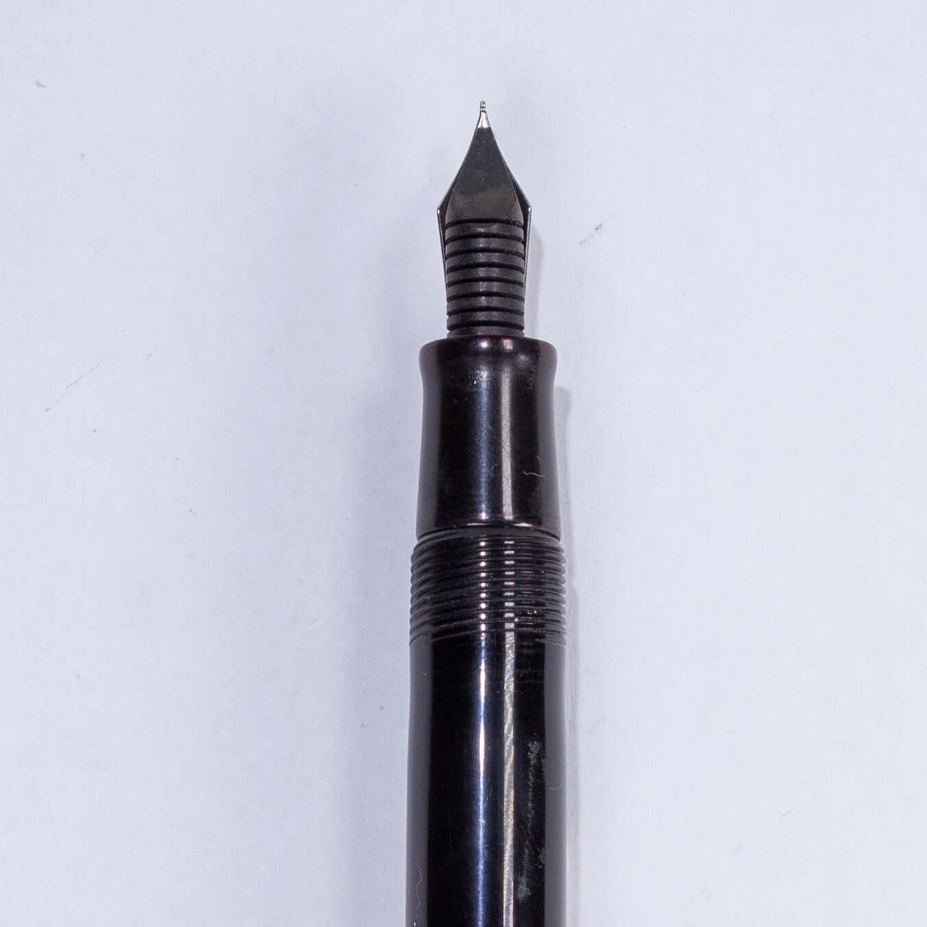 Esterbrook Model SJ Fountain Pen, Black, Restored Lever Filler, #1555 Firm Fine Gregg nib, Double Jewel Ozark Pen Shop
