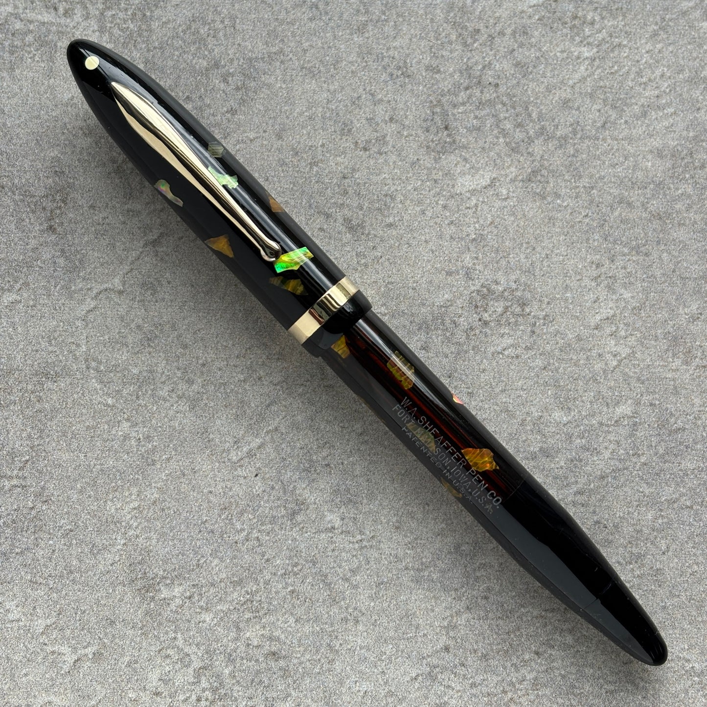 Sheaffer Balance, Ebonized Pearl, Vac filler