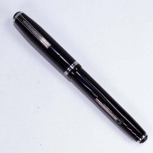 Esterbrook Model SJ Fountain Pen, Black, Restored Lever Filler, #1555 Firm Fine Gregg nib, Double Jewel Ozark Pen Shop
