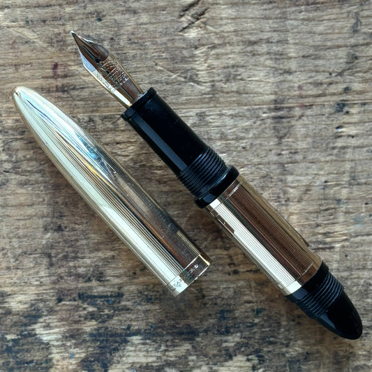 Sheaffer Tuckaway First Edition, Gold Filled, 14K Two-tone Lifetime nib