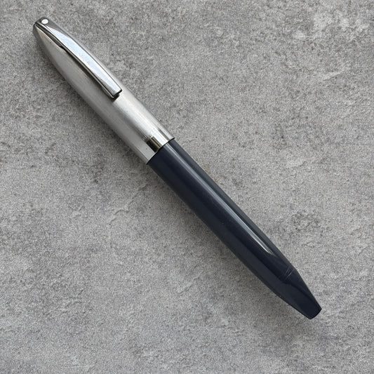 Sheaffer PFM II, PdAg Inlaid Fine Nib, Gray, Fully Restored,