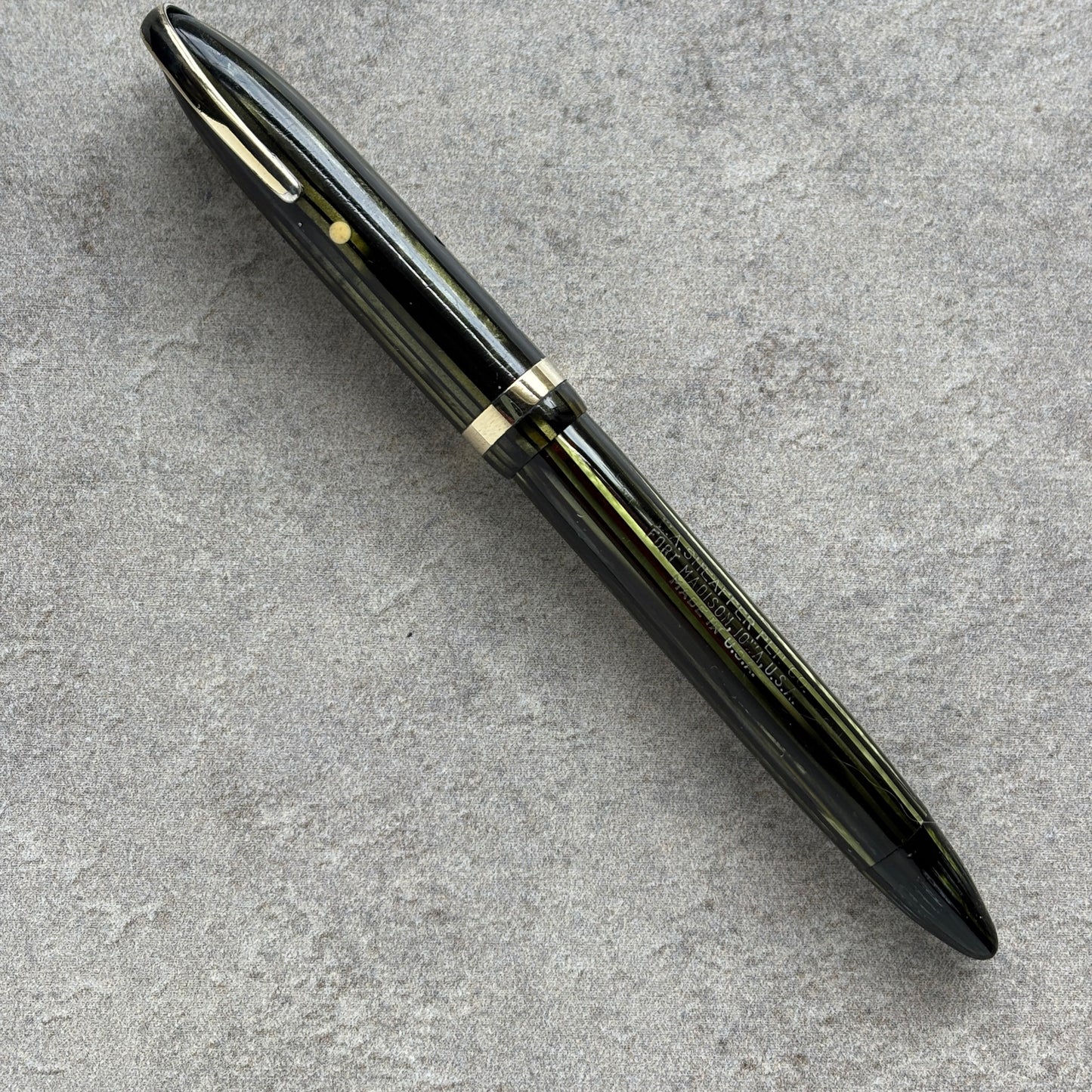 Sheaffer Balance, Military Clip, Marine Green