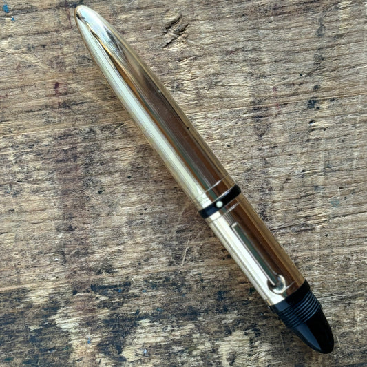 Sheaffer Tuckaway First Edition, Gold Filled, 14K Two-tone Lifetime nib
