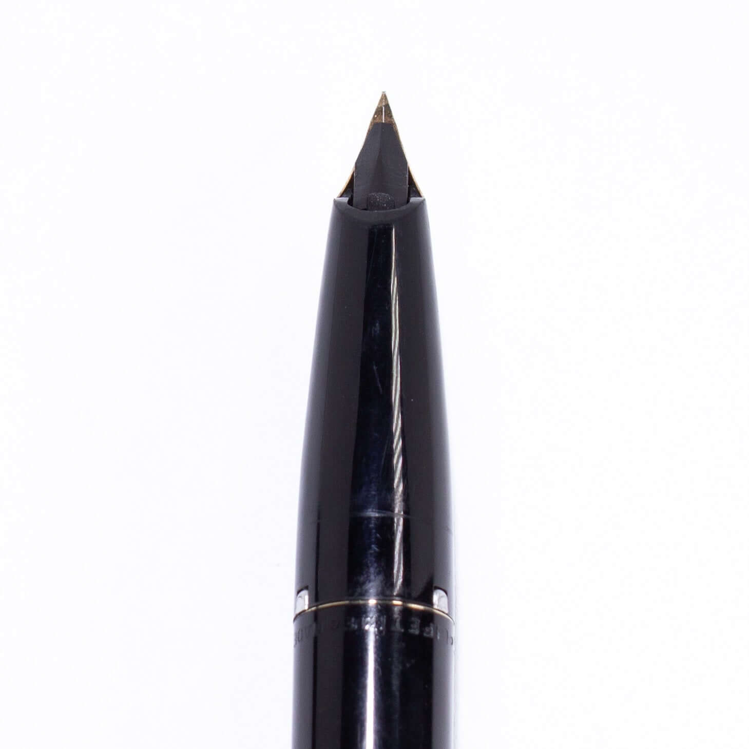 1963 Sheaffer Lifetime Imperial Fountain Pen, Black Cap and Barrel, 14K inlay nib. Sheaffer Lifetime Ozark Pen Shop