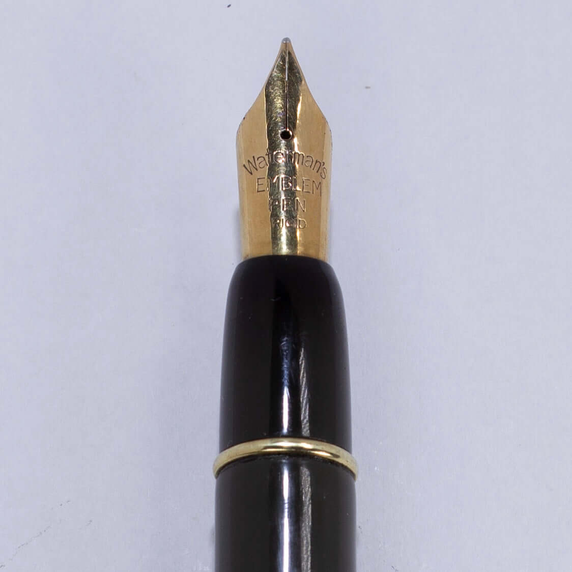 Waterman Corinth Vintage Fountain Pen, 14K Waterman Emblem, ridged, fine nib Ozark Pen Shop