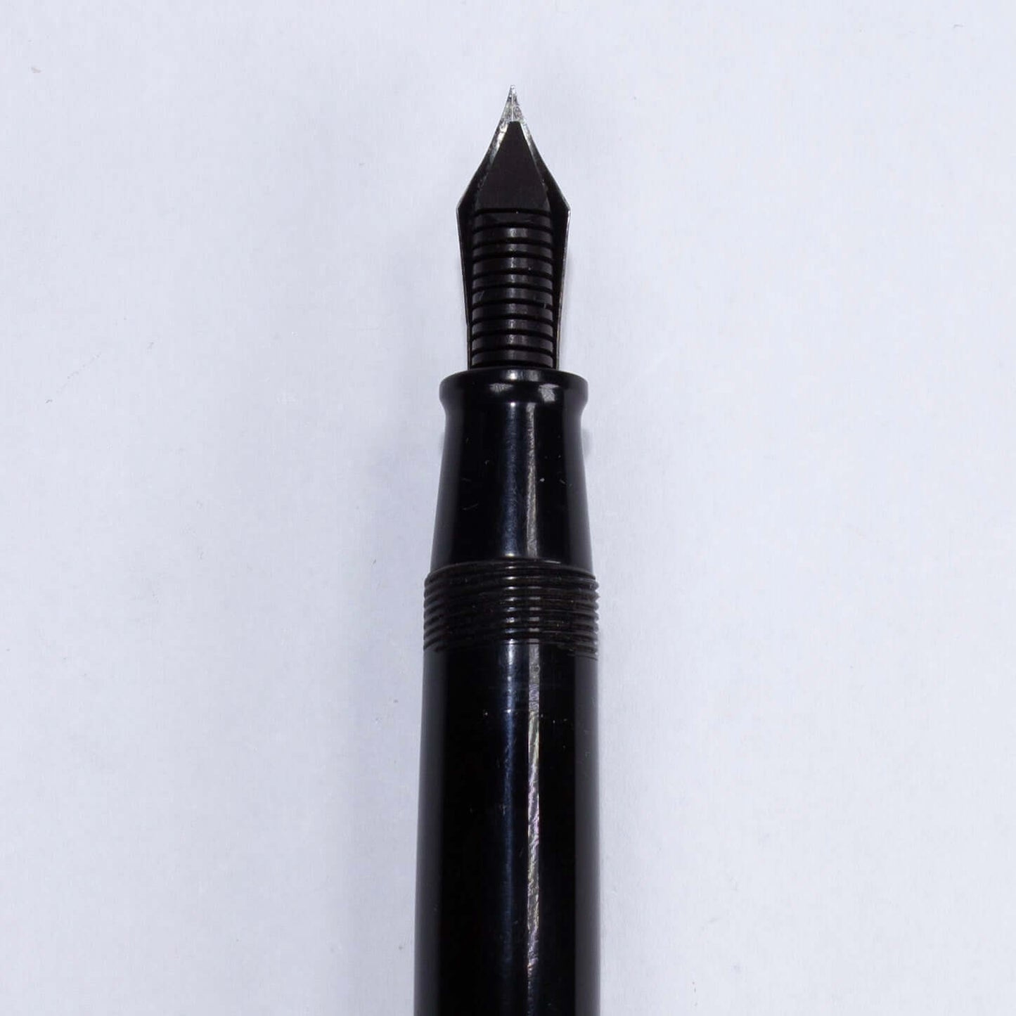Esterbrook J Fountain Pen, Black, Lever Filler #9550 Fine Nib, Single Jewel Ozark Pen Shop